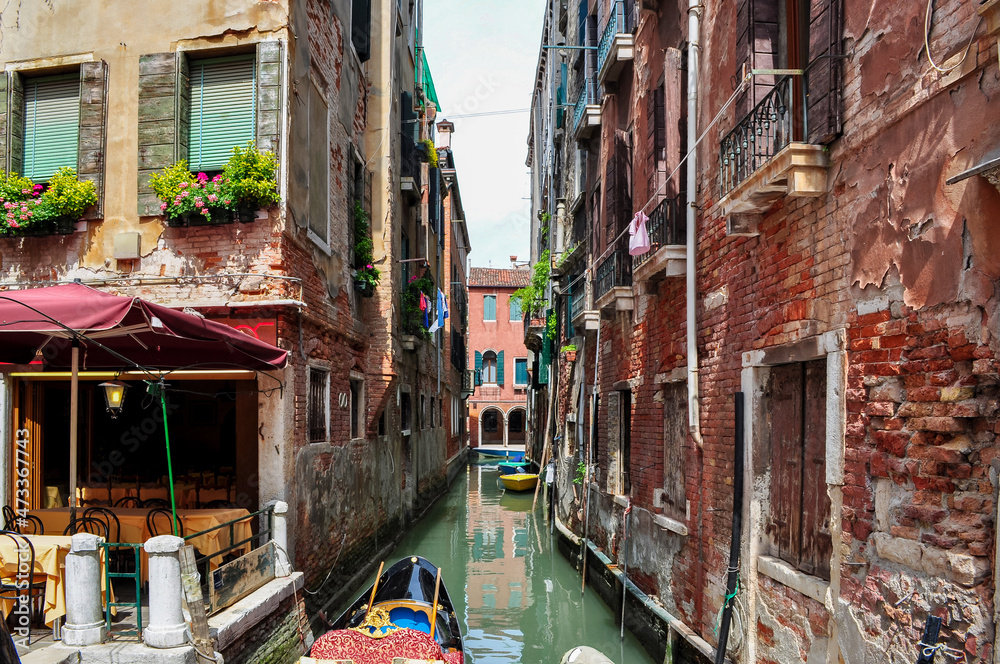 Venice canals and architecture, Italy