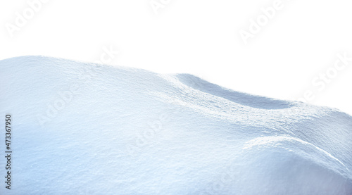 snowdrift isolated on white background © Ирина Гутыряк