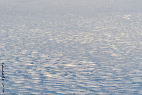 Field of snow background
