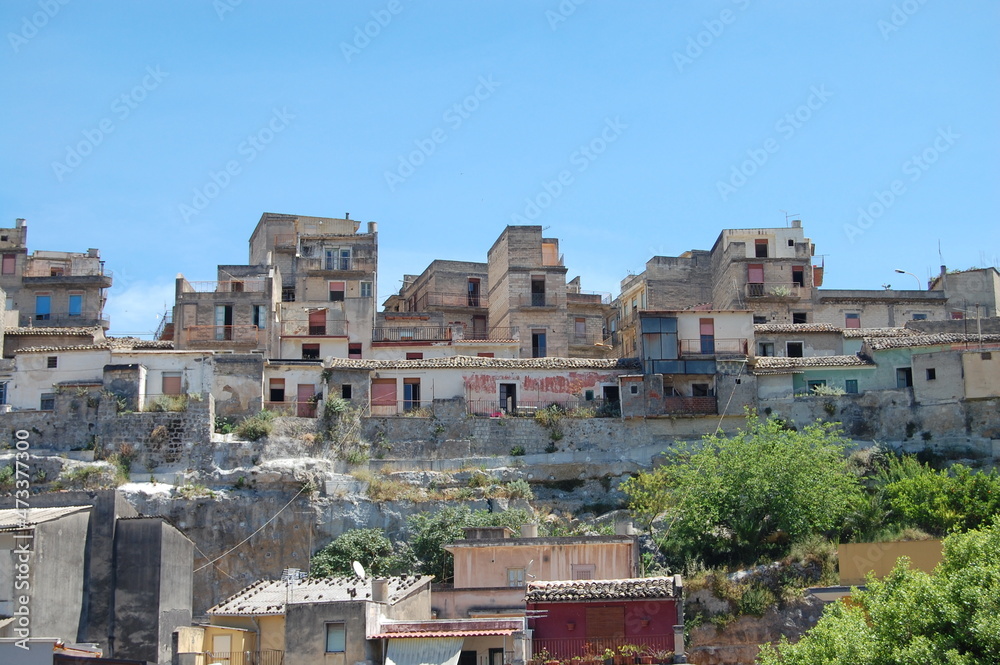 Lentini (Sicily) scorcio sul borgo