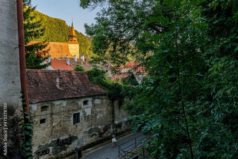 The city of Brasov in Romania