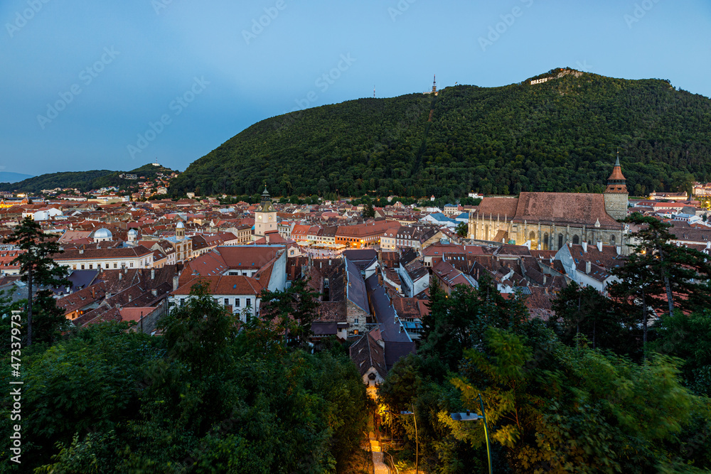 Fototapeta premium The city of Brasov in Romania