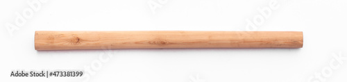 Принти на полотні new wooden long stick isolated on white background