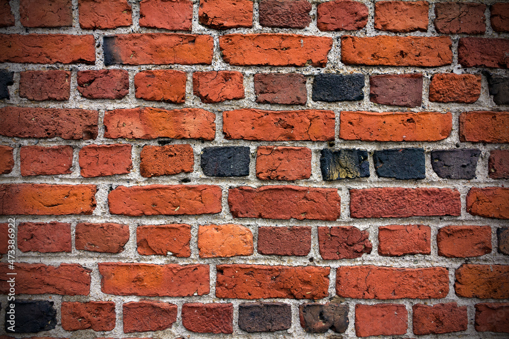 Fototapeta premium The texture of a brick wall.