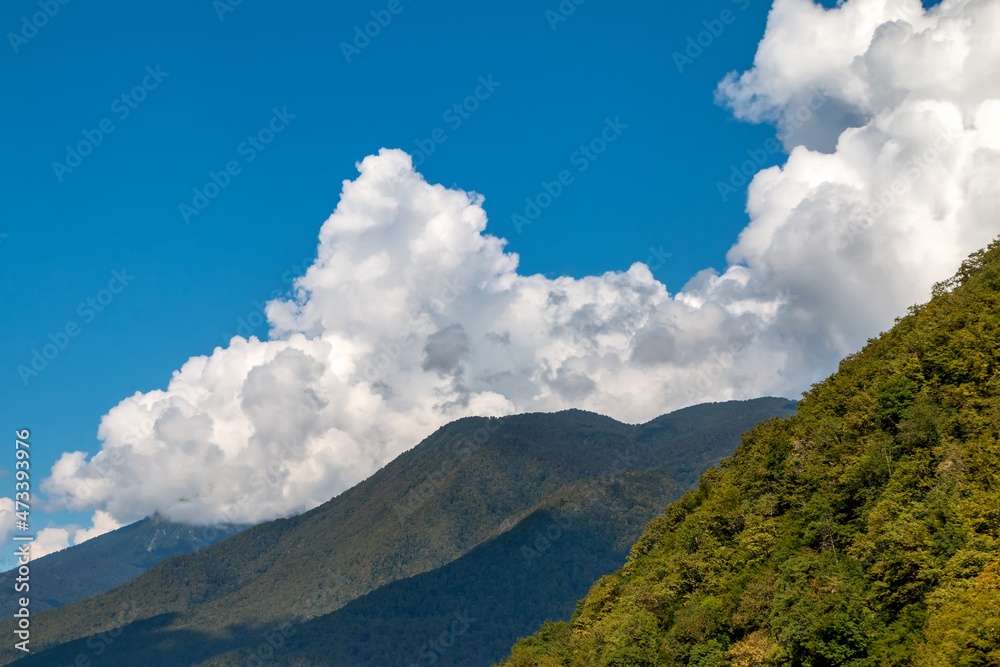 Mountain landscape, Krasnaya Polyana Russia