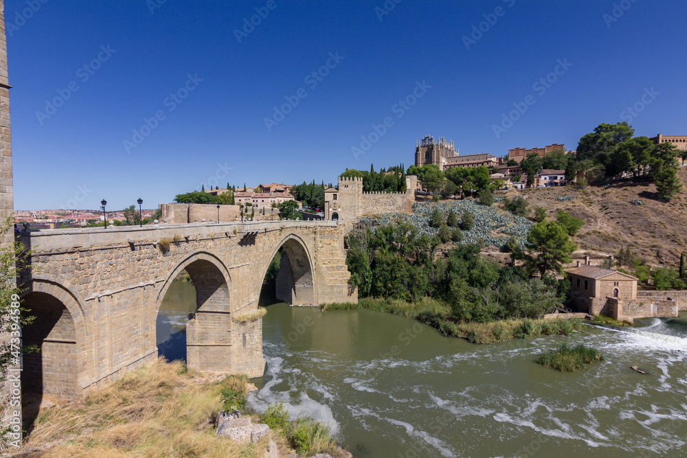 St. Martin bridge in Toledo (Spain)