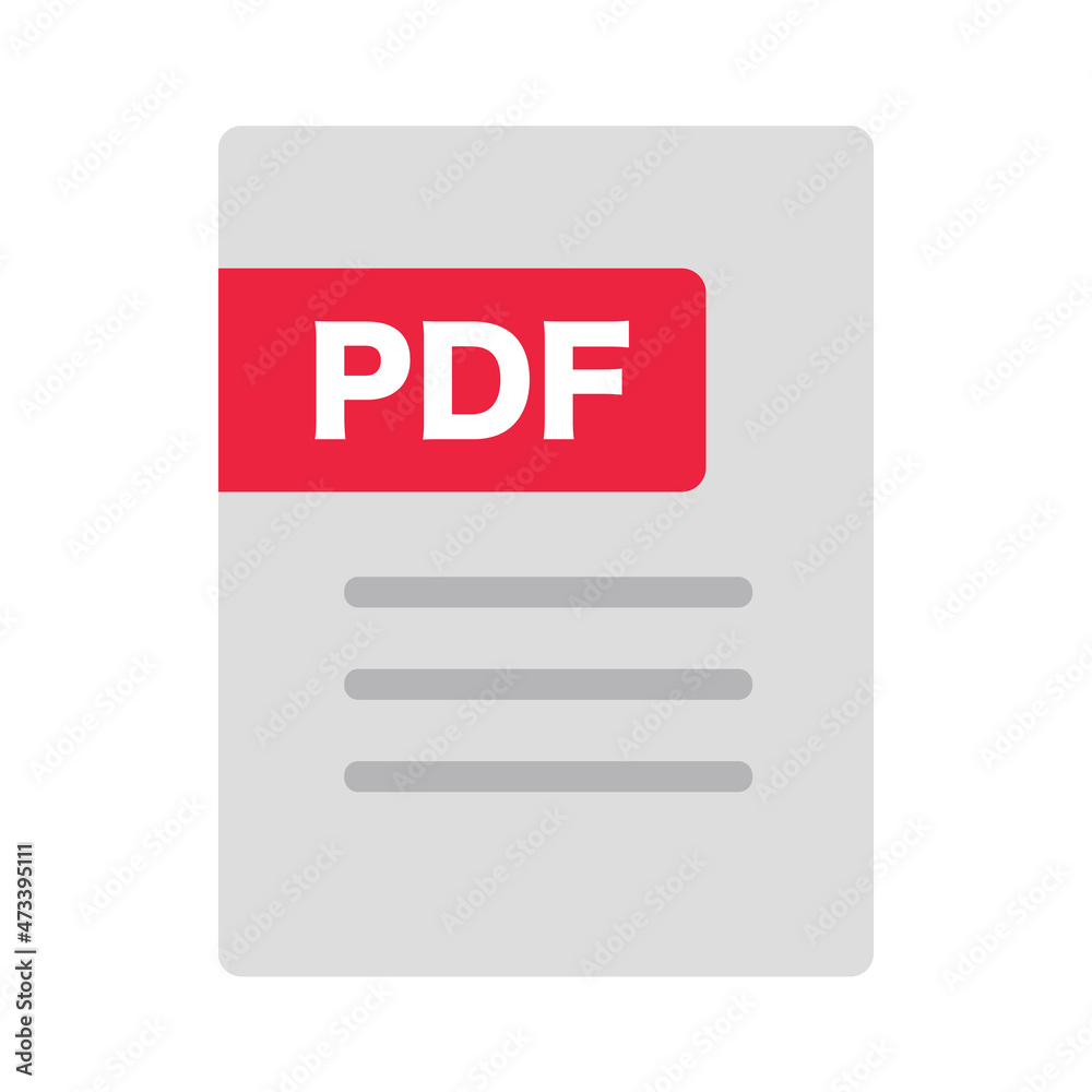 PDF file document icon. vector. PDF file document icon. vector.