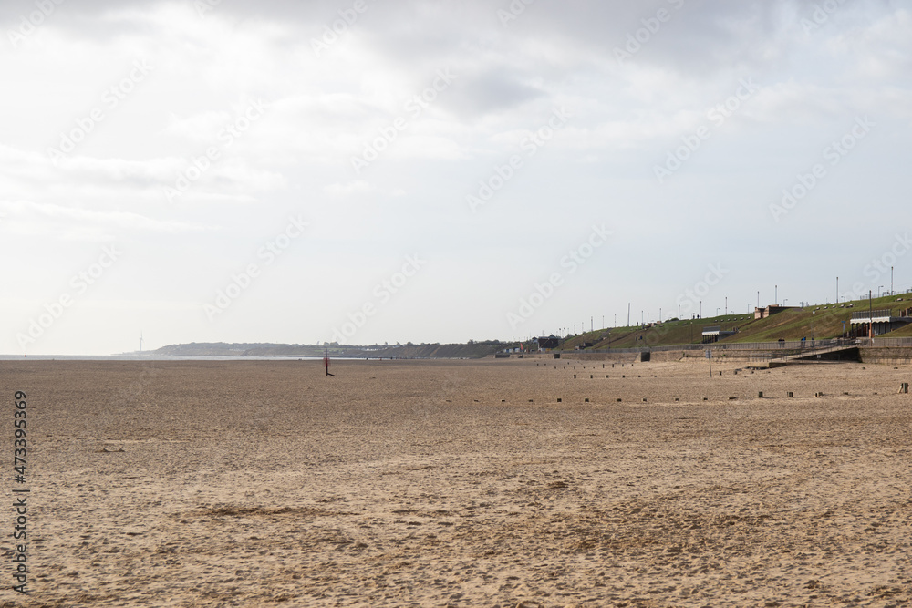 The beach at Gorleston-on-Sea near Great Yarmouth, Norfolk