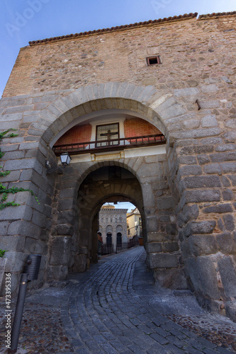 The Valmardon gate in Toledo  Spain 