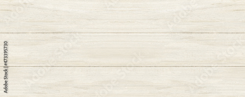 Fototapeta Naklejka Na Ścianę i Meble -  Wood color texture horizontal banner for background. Surface light clean of table top view. Natural patterns for design art work and interior or exterior. Grunge old white wood board wall pattern