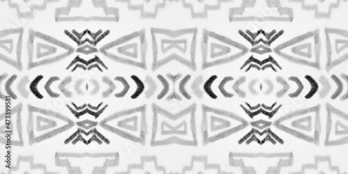 Geometric ethnic print. Grunge navajo ornament.