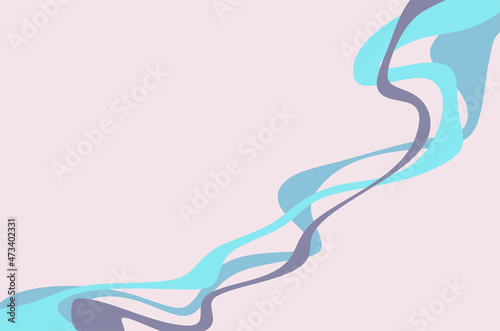 An illustration of abstract colorful oil paint with some copy space area