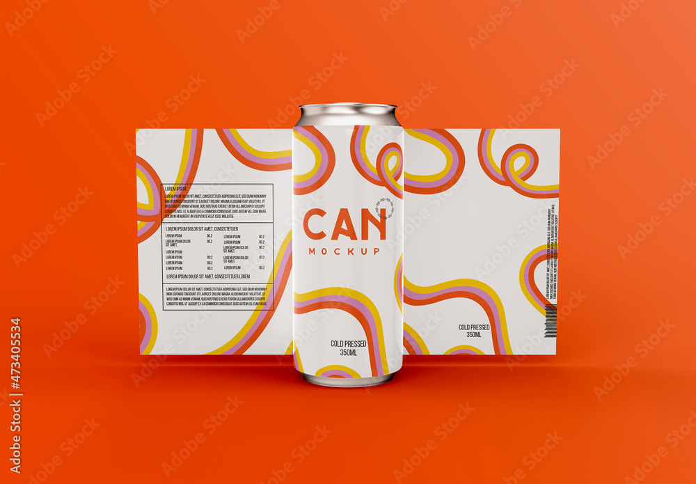 Soda Can Label
