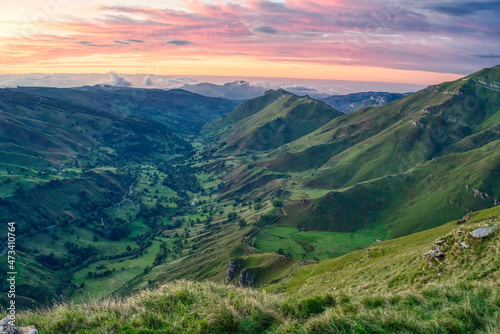 sunset views from the top of the mountain