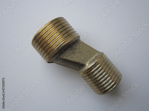 bronze threaded couplings for water pipe installation