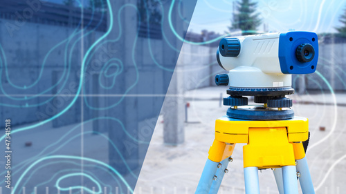 Billede på lærred Device for surveyor