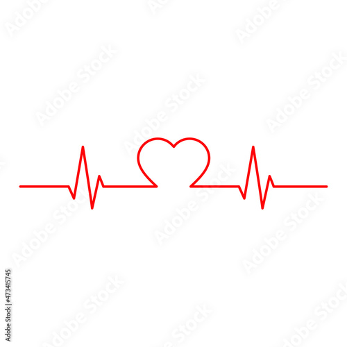  heartbeat icon . stethoscope sign heart beat