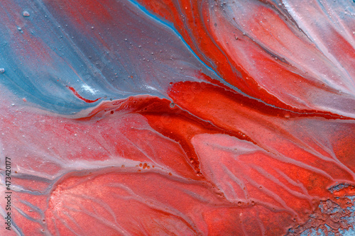 Abstract art background. Hand drawn gouache painting. Color texture.