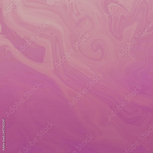 Pink liquid background abstraction of curl