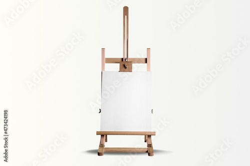 Tablou canvas Canvas easel clean artist wood on background