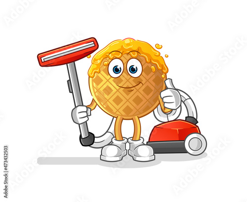waffle clean with a vacuum . character vector
