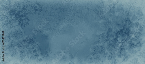 Panel kuchenny z motywem Blue background with grunge texture, watercolor painted blue background with vintage marbled textured design on navy blue color, distressed old antique parchment paper