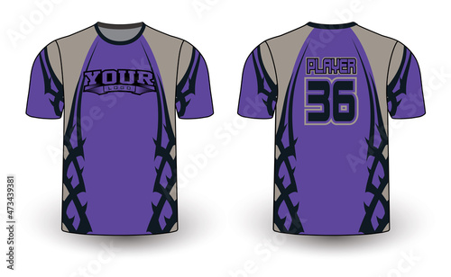 Sports gear template mockup perfect fit for all sports. The designs that go on casual wear, shirts, fashions apparel, and all kinds of team uniform