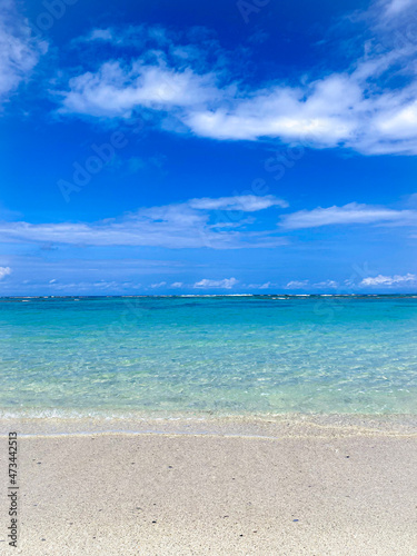 beach and blue sky