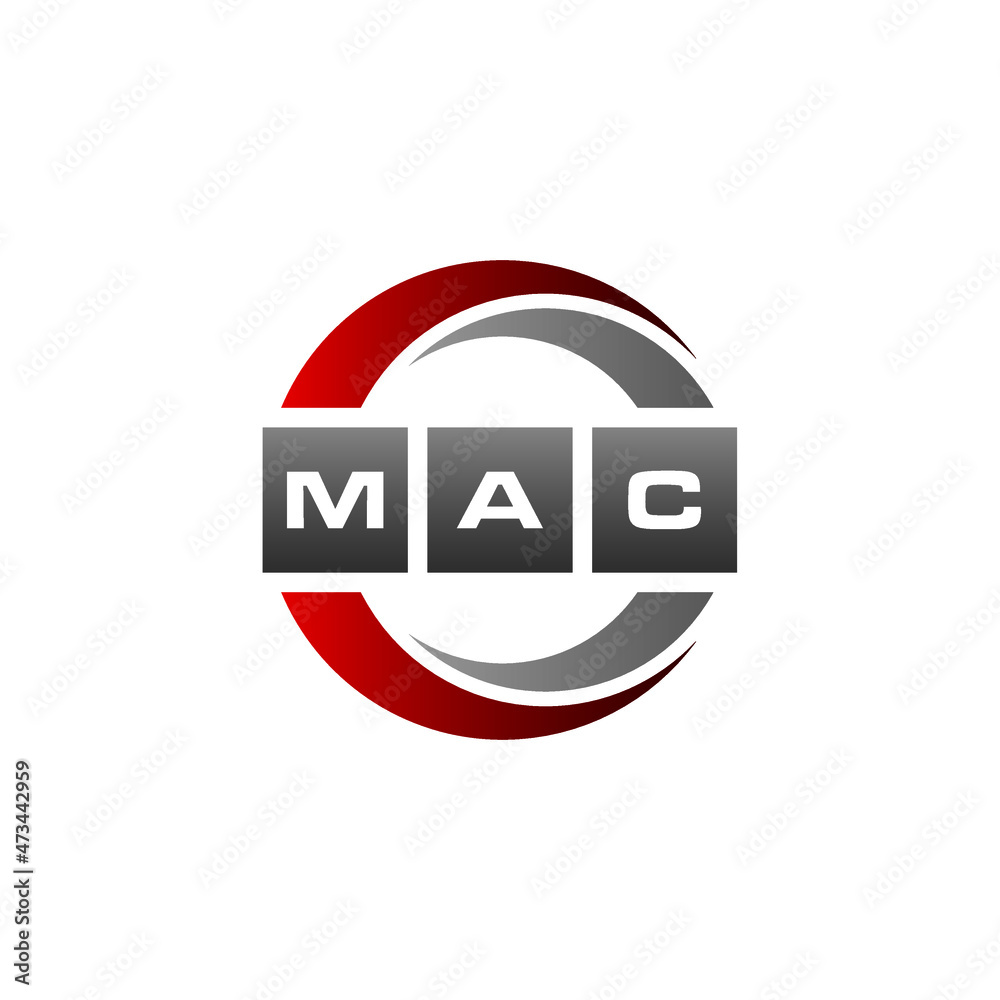 MAC Letter Initial Logo Design Template Vector Illustration MAC Letter Initial Logo Design Template Vector Illustration
