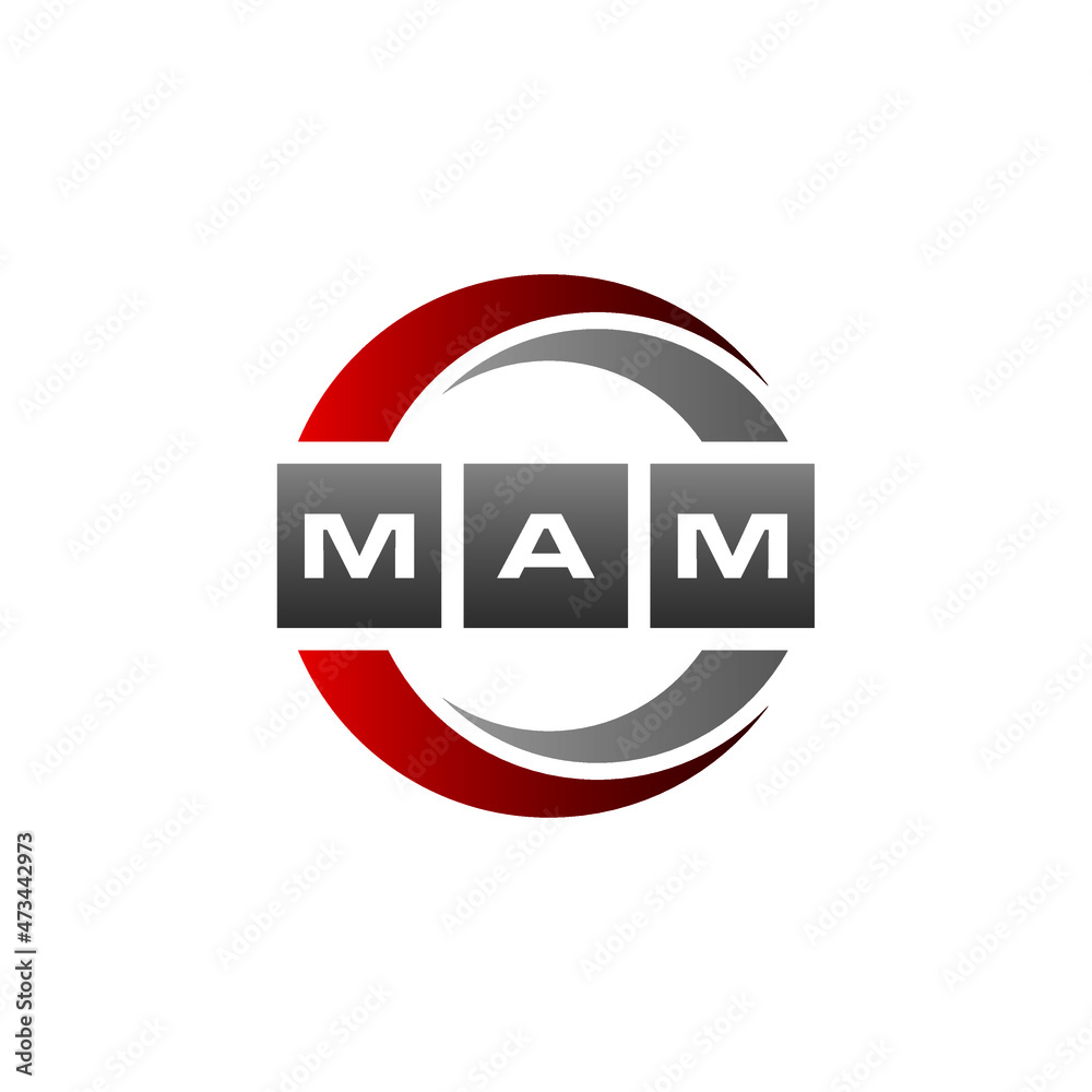 MAM Letter Initial Logo Design Template Vector Illustration MAM Letter Initial Logo Design Template Vector Illustration