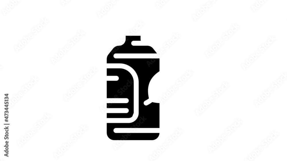 water for face animated glyph icon water for face sign. isolated on white background water for face animated glyph icon water for face sign. isolated on white background