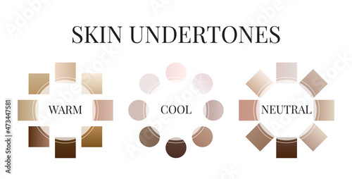 Gradient Skin Undertone Color Palette