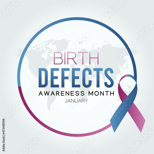 Birth Defects Awareness Month Vector Illustration. Suitable for greeting card poster and banner	