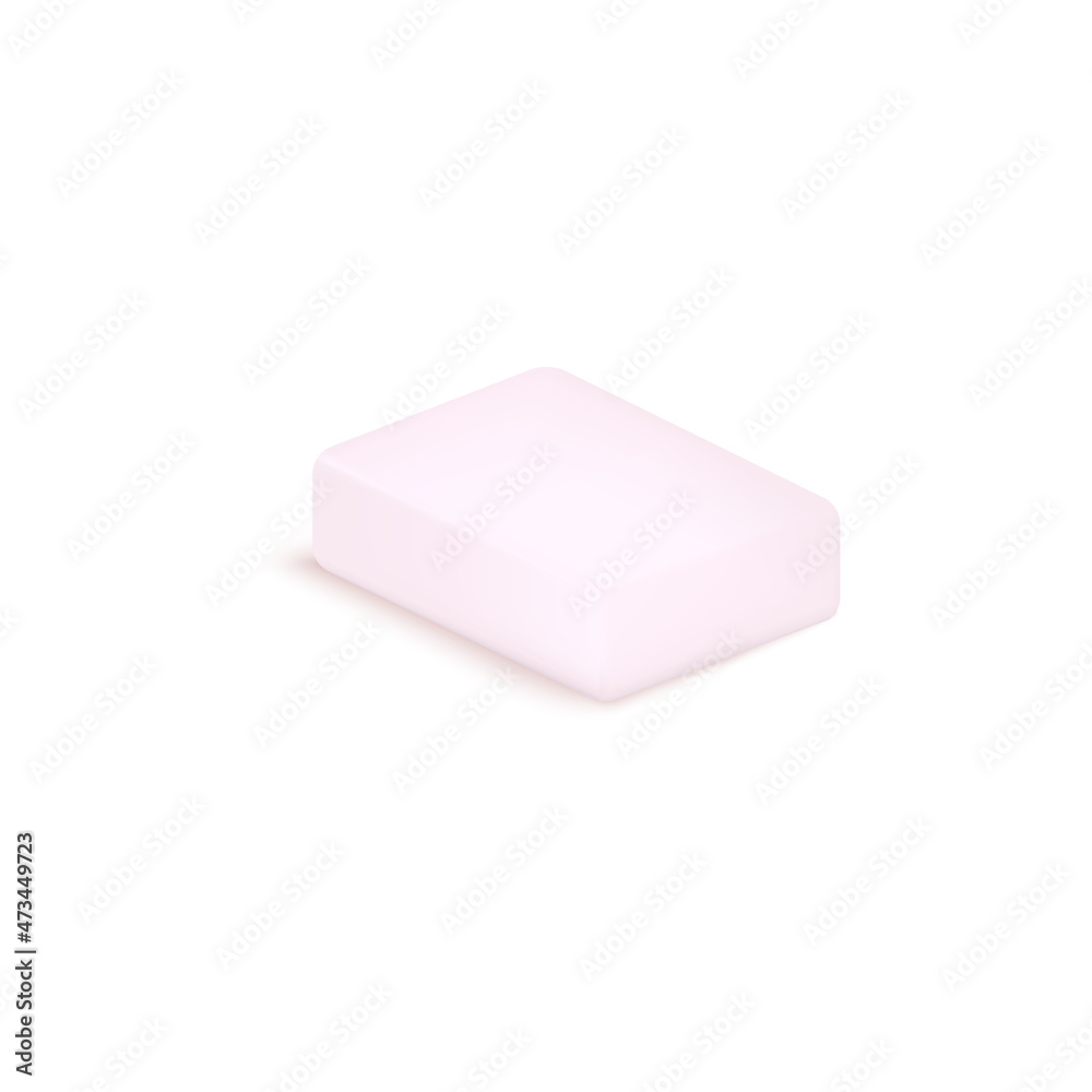 Soap packaging template in perspective, realistic vector illustration isolated. Soap packaging template in perspective, realistic vector illustration isolated.