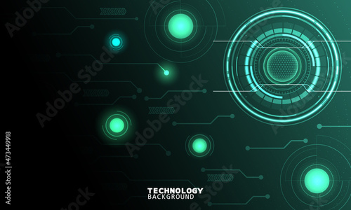 Abstract Light out technology background Hitech communication concept innovation background .