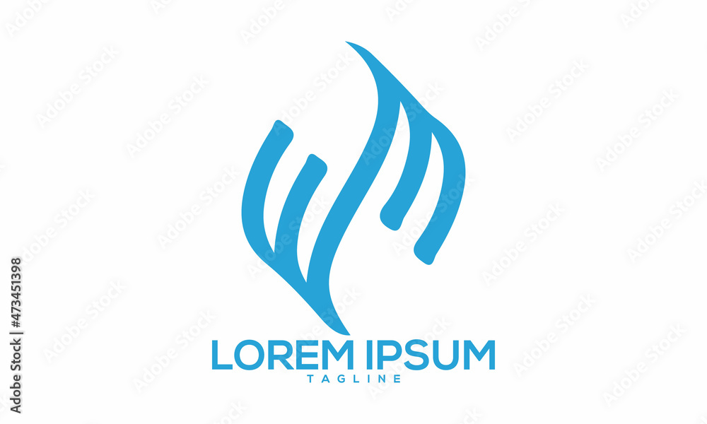 Fototapeta premium Unique food Restaurant logo Modern and minimalist vector and abstract logo
