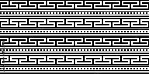 Seamless pattern, ancient ethnic pattern, vector design	
