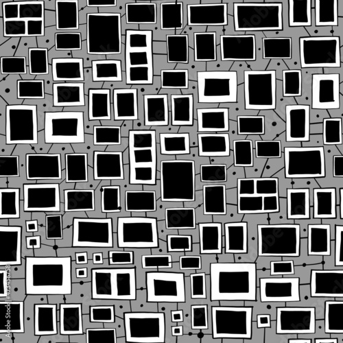 Abstract photo frame templates. Seamless pattern background for your design