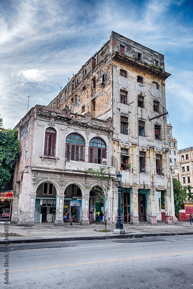 Commercial Building On A Havana Street