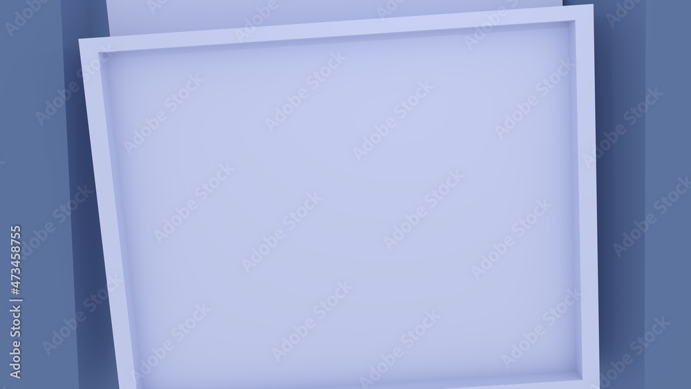 3d render empty background blank box 3d render empty background blank box