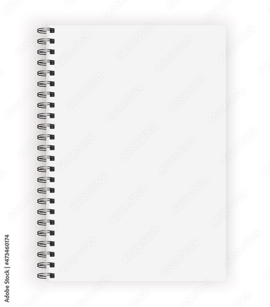 Realistic spiral notebook mockup, Realistic spiral notebook mockup,