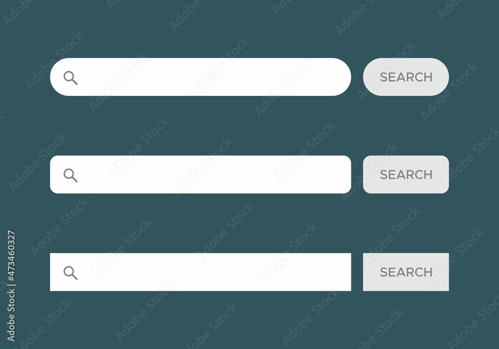 Search Bar, Website Box Icon Vector Set Collection Search Bar, Website Box Icon Vector Set Collection
