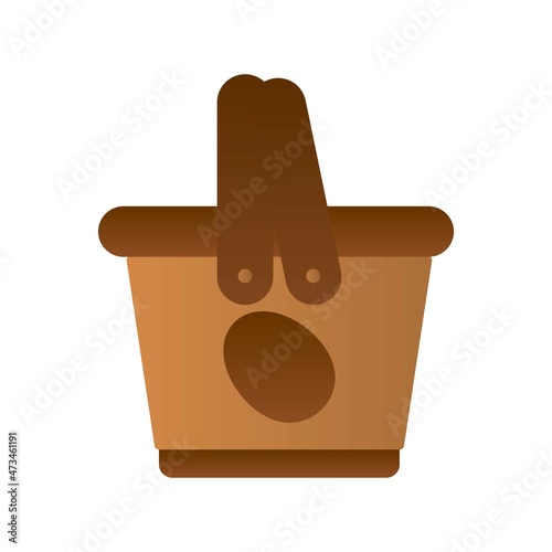 Picnic Flat Gradient Vector Icon Design