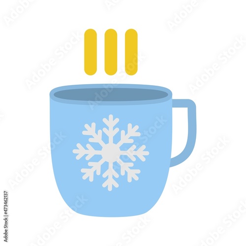 Hot Tea Flat Gradient Vector Icon Design