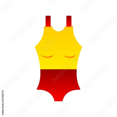 Swimwear Flat Gradient Vector Icon Design
