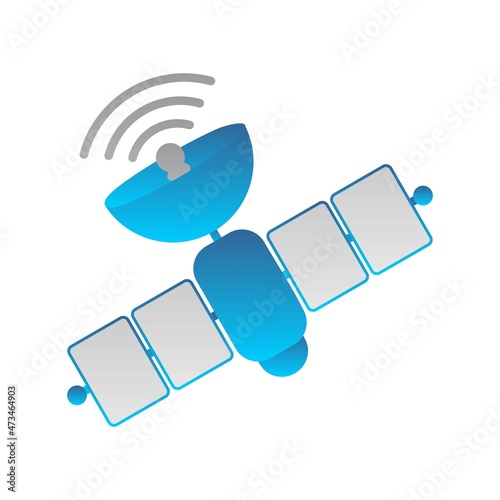 Magnet Flat Gradient Vector Icon Design