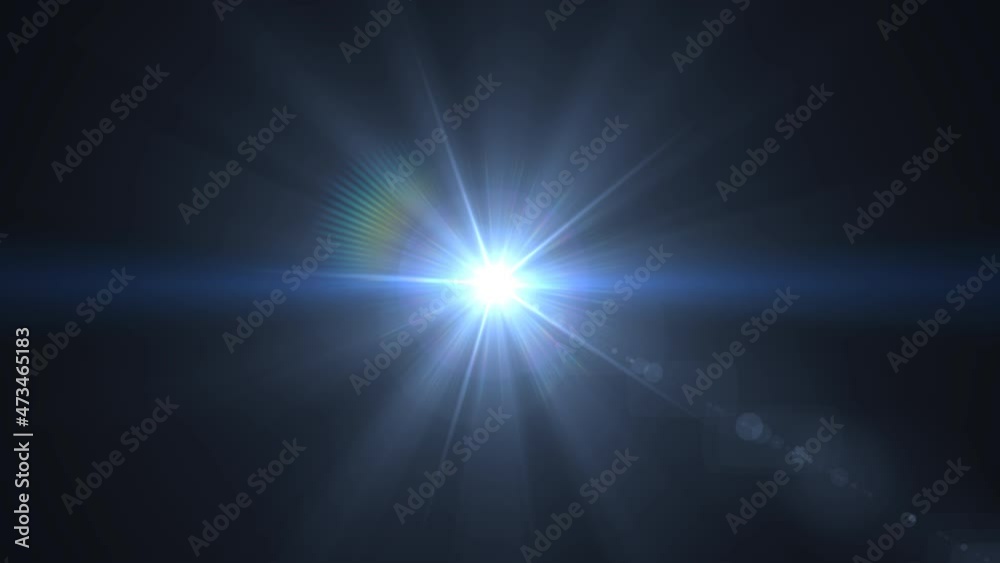 Len Flares animation loop Slow motion on black background Len Flares animation loop Slow motion on black background