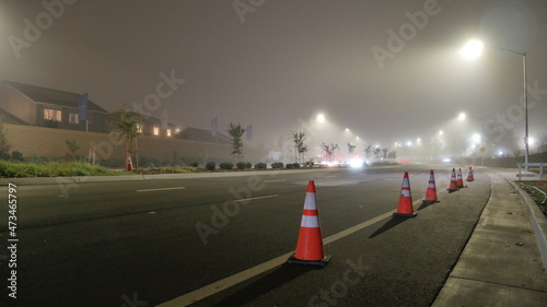 Foggy night