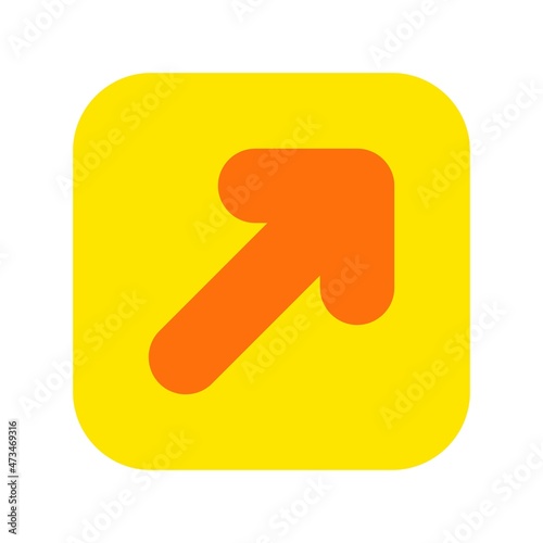 Direction Flat Vector Icon Design