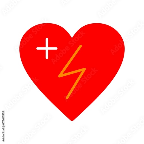 Aed Flat Vector Icon Design